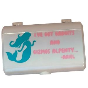 Ariel Inspired Handmade Mirrored Multi-layered Cosmetic Case